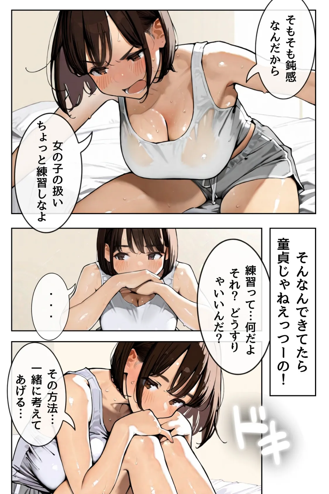 幼馴染しかできないHな特訓 R指定 特訓.01 17ページ