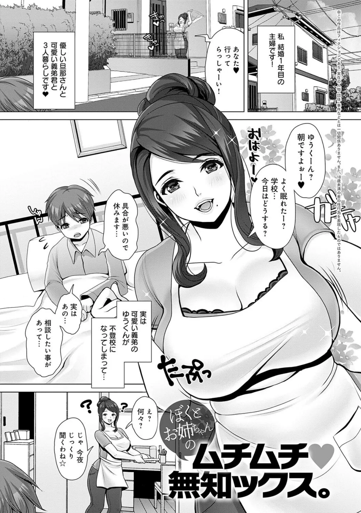 ぼくとお姉ちゃんのムチムチ 無知ックス。